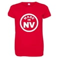thumbnail image 1 of PleaseMeTees™ Womens From Born Made In Nevada NV Logo Label Tag HQ Tee, 1 of 1
