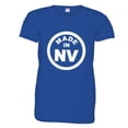 thumbnail image 1 of PleaseMeTees™ Womens From Born Made In Nevada NV Logo Label Tag HQ Tee, 1 of 1