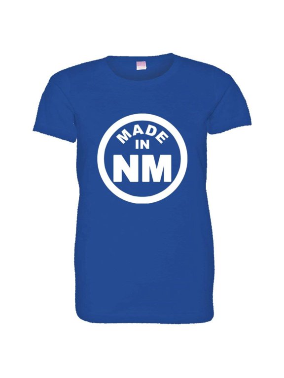 ™ Womens From Born Made In New Mexico NM Logo Label HQ Tee