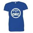 thumbnail image 1 of PleaseMeTees™ Womens From Born Made In Oklahoma City OK Logo Label HQ Tee, 1 of 1