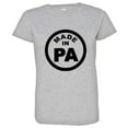 thumbnail image 1 of PleaseMeTees™ Womens From Born Made In Pennsylvania PA Logo Label HQ Tee, 1 of 1