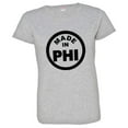 thumbnail image 1 of PleaseMeTees™ Womens From Born Made In Philadelphia PA Logo Label HQ Tee, 1 of 1