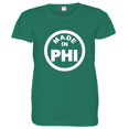 thumbnail image 1 of PleaseMeTees™ Womens From Born Made In Philadelphia PA Logo Label Tee, 1 of 1