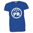 thumbnail image 1 of PleaseMeTees™ Womens From Born Made In Puerto Rico PR Logo Label HQ Tee, 1 of 1
