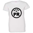 thumbnail image 1 of PleaseMeTees™ Womens From Born Made In Puerto Rico PR Logo Label HQ Tee, 1 of 1
