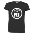 thumbnail image 1 of PleaseMeTees™ Womens From Born Made In Rhode Island RI Logo Label HQ Tee, 1 of 1