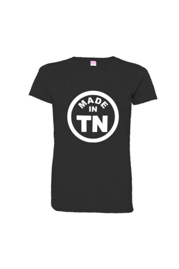 ™ Womens From Born Made In Tennessee TN Logo Label HQ Tee