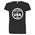 thumbnail image 1 of PleaseMeTees™ Womens From Born Made In USA United States Logo Label HQ Tee, 1 of 1