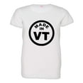 thumbnail image 1 of PleaseMeTees™ Womens From Born Made In Vermont VT Logo Label HQ Tee, 1 of 1