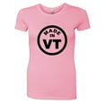 thumbnail image 1 of PleaseMeTees™ Womens From Born Made In Vermont VT Logo Label HQ Tee, 1 of 1