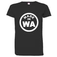 thumbnail image 1 of PleaseMeTees™ Womens From Born Made In Washington WA Logo Label HQ Tee, 1 of 1