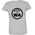thumbnail image 1 of PleaseMeTees™ Womens From Born Made In Washington WA Logo Label HQ Tee, 1 of 1