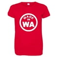 thumbnail image 1 of PleaseMeTees™ Womens From Born Made In Washington WA Logo Label HQ Tee, 1 of 1