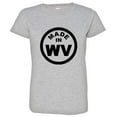 thumbnail image 1 of PleaseMeTees™ Womens From Born Made In West Virginia WV Logo Label HQ Tee, 1 of 1