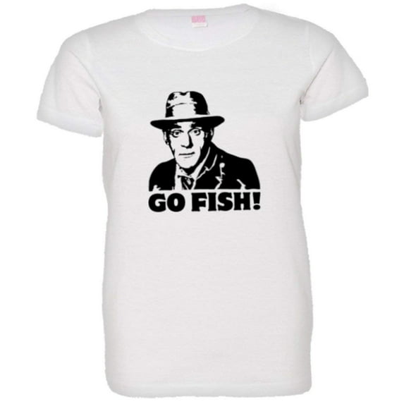 PleaseMeTees™ Womens Go Fish Abe Vigoda Barney Miller HQ Tee