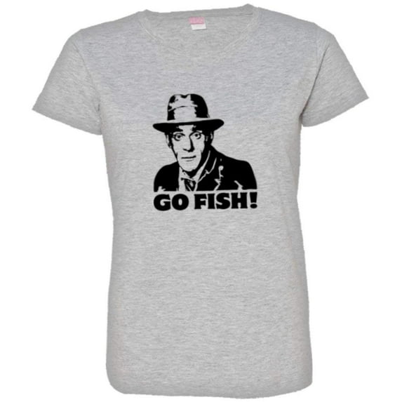 PleaseMeTees™ Womens Go Fish Abe Vigoda Barney Miller HQ Tee