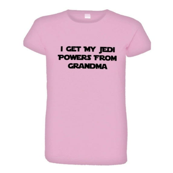 PleaseMeTees™ Womens I Get My Jedi Powers From Grandma HQ Tee