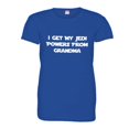 thumbnail image 1 of PleaseMeTees™ Womens I Get My Jedi Powers From Grandma HQ Tee, 1 of 1