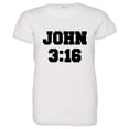 thumbnail image 1 of PleaseMeTees™ Womens John 3:16 Christian Bible Verse I Love Jesus 316 Tee, 1 of 1
