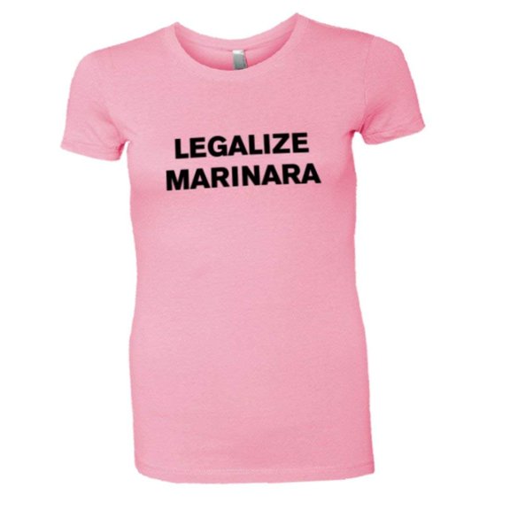 PleaseMeTees™ Womens Legalize Marinara Sauce Classic Meat Tee