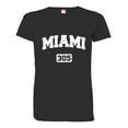 thumbnail image 1 of PleaseMeTees™ Womens Miami Florida 305 Area Code Distressed HQ Tee, 1 of 1