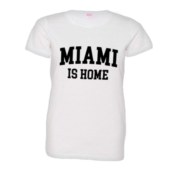 PleaseMeTees™ Womens Miami Florida Is Home Born In From HQ Tee