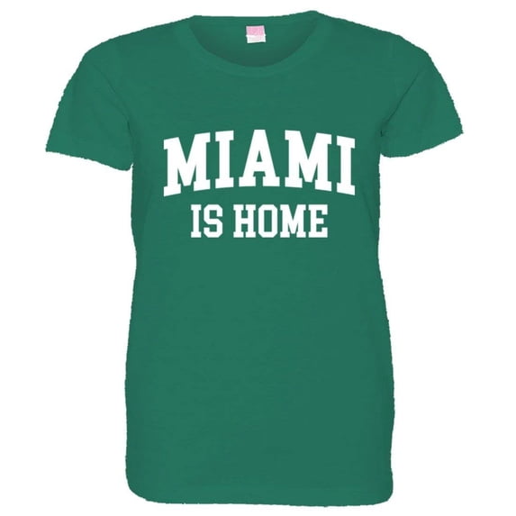 PleaseMeTees™ Womens Miami Florida is Home Born in from HQ Tee