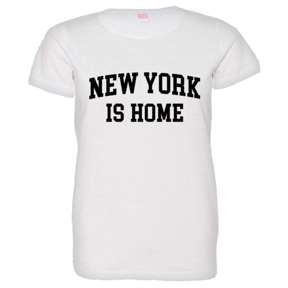 PleaseMeTees™ Womens New York NY City Is Home Born In From HQ Tee