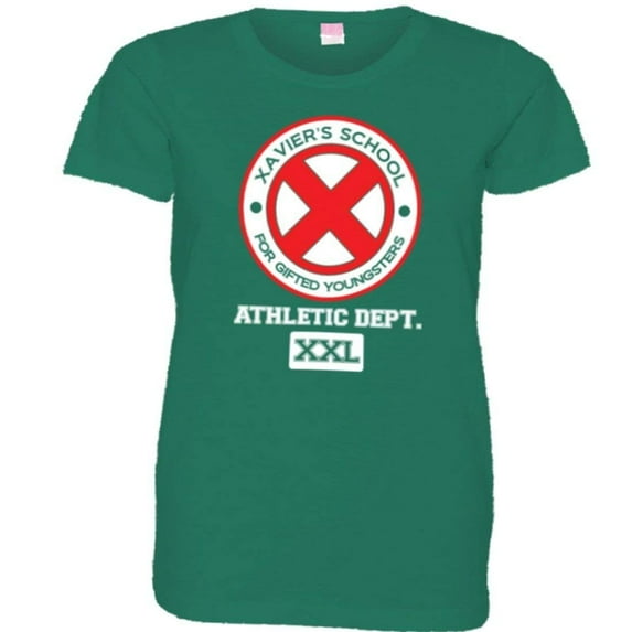 PleaseMeTees™ Womens Professor X Xaviers School Athletic Alumni HQ Tee