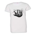 thumbnail image 1 of PleaseMeTees™ Womens Sloth Zoo Animal Live Slow Drawing Sketch HQ Tee, 1 of 1