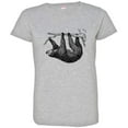 thumbnail image 1 of PleaseMeTees™ Womens Sloth Zoo Animal Live Slow Drawing Sketch HQ Tee, 1 of 1