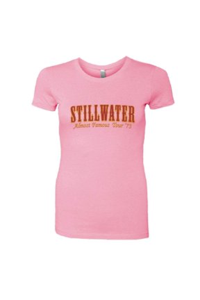 ™ Womens Stillwater Almost Famous Tour Name Logo HQ Tee