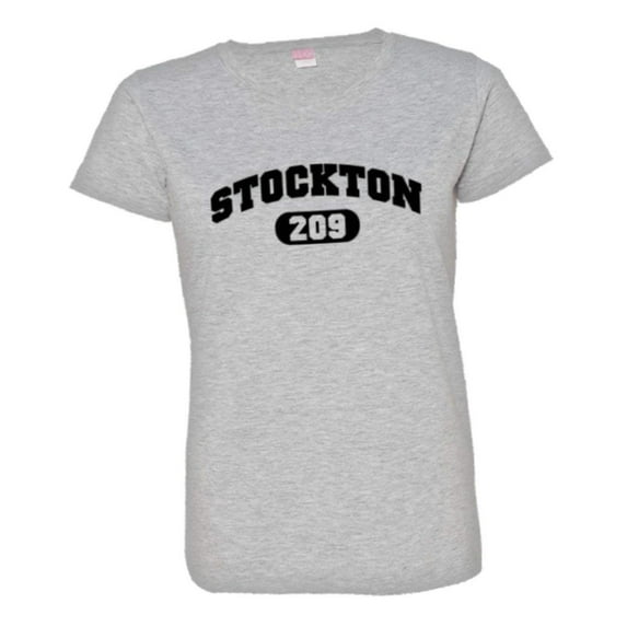 PleaseMeTees™ Womens Stockton 209 MMA Area Code California HQ Tee