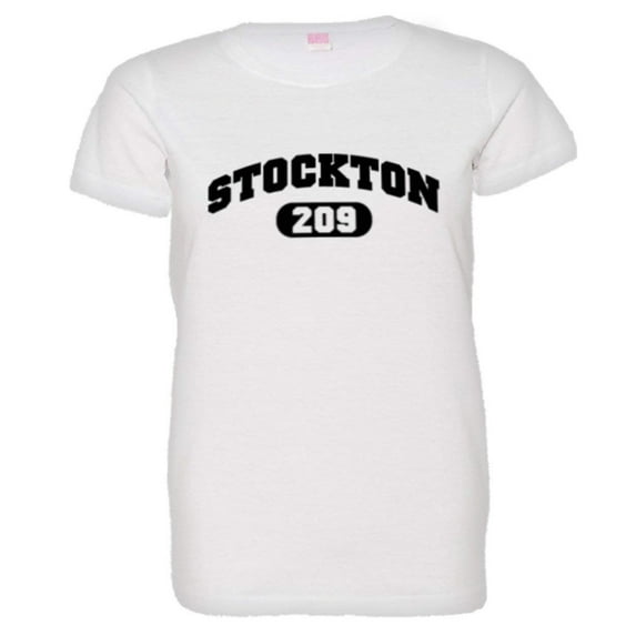 PleaseMeTees™ Womens Stockton 209 MMA Area Code California HQ Tee