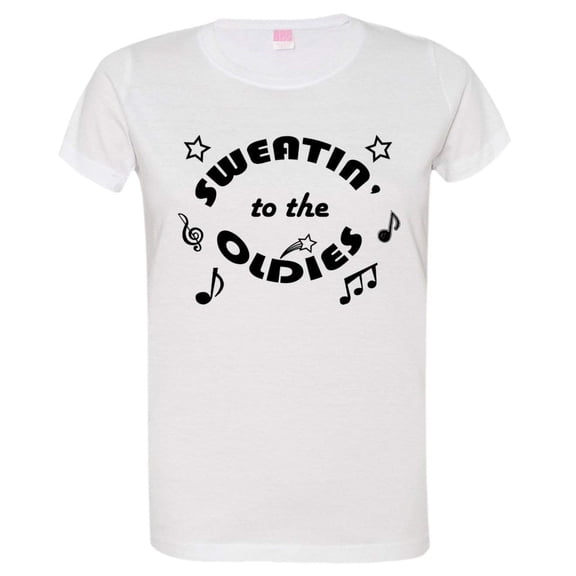 PleaseMeTees™ Womens Sweating to The Oldies Richard Simmons HQ Tee