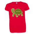 thumbnail image 1 of PleaseMeTees™ Womens Turtle Take It Slow Easy Relax Cute Sketch HQ Tee, 1 of 1