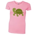 thumbnail image 1 of PleaseMeTees™ Womens Turtle Take It Slow Easy Relax Cute Sketch HQ Tee, 1 of 1