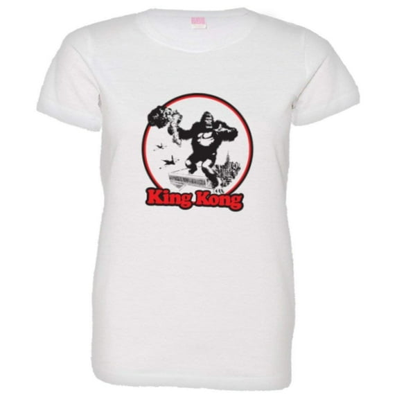 PleaseMeTees™ Womens Vintage King Kong Empire State Building Top HQ Tee
