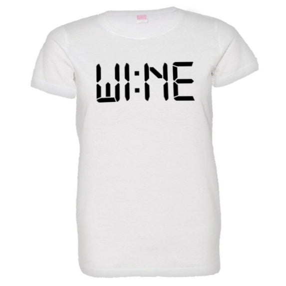PleaseMeTees™ Womens Wine O'Clock Time To Drink WI:NE HQ Tee