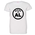 thumbnail image 1 of PleaseMeTees™ Womens from Born Made in Alabama AL Logo Label Tag HQ Tee, 1 of 1