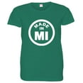 thumbnail image 1 of PleaseMeTees™ Womens from Born Made in Michigan MI Logo Label HQ Tee, 1 of 1