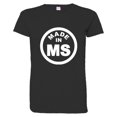 thumbnail image 1 of PleaseMeTees™ Womens from Born Made in Mississippi MS Logo Label HQ Tee, 1 of 1
