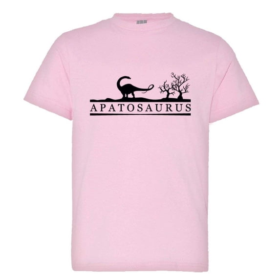 PleaseMeTees™ Youth Apatosaurus Educational Dinosaur Sketch HQ Tee