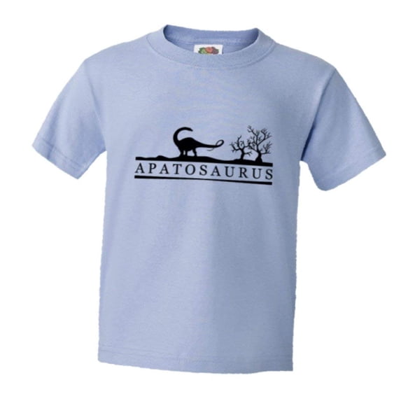 PleaseMeTees™ Youth Apatosaurus Educational Dinosaur Sketch HQ Tee