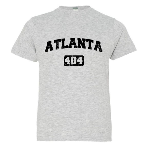 PleaseMeTees™ Youth Atlanta 404 Area Code Distressed HQ Tee