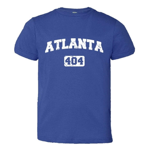 PleaseMeTees™ Youth Atlanta 404 Area Code Distressed HQ Tee