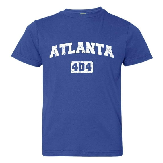 PleaseMeTees™ Youth Atlanta 404 Area Code Distressed HQ Tee