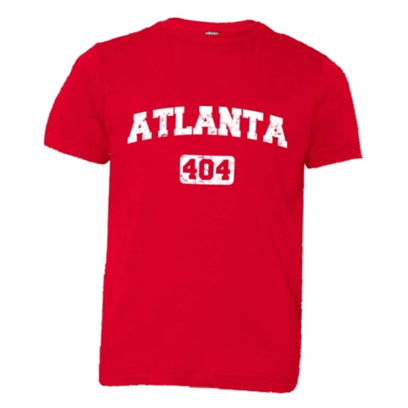 PleaseMeTees™ Youth Atlanta 404 Area Code Distressed HQ Tee