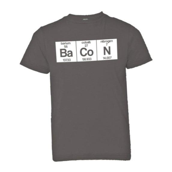 PleaseMeTees™ Youth Bacon Peroidic Chart HQ Tee