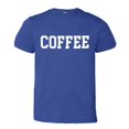 thumbnail image 1 of PleaseMeTees™ Youth Basic Coffee College Word I Love Morning Cafe HQ Tee, 1 of 1